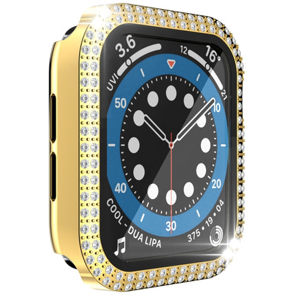 Double-Row Diamond PC+Tempered Glass Watch Case For Apple Watch Series, 3&2&1 38mm, 3&2&1 42mm - DealBuddy
