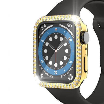 Double-Row Diamond PC+Tempered Glass Watch Case For Apple Watch Series, 3&2&1 38mm, 3&2&1 42mm - DealBuddy