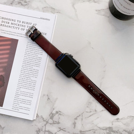Jelly Transparent Watchband For Apple Watch Series, 7 41mm / 6&SE&5&4 40mm / 3&2&1 38mm, 7 45mm / 6&SE&5&4 44mm / 3&2&1 42mm