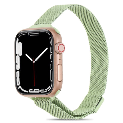 Milanese Small Waist Watchband For Apple Watch Series, 7 41mm / 6&SE&5&4 40mm / 3&2&1 38mm, 7 45mm / 6&SE&5&4 44mm / 3&2&1 42mm - DealBuddy