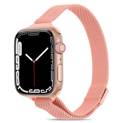 Milanese Small Waist Watchband For Apple Watch Series, 7 41mm / 6&SE&5&4 40mm / 3&2&1 38mm, 7 45mm / 6&SE&5&4 44mm / 3&2&1 42mm - DealBuddy
