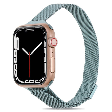Milanese Small Waist Watchband For Apple Watch Series, 7 41mm / 6&SE&5&4 40mm / 3&2&1 38mm, 7 45mm / 6&SE&5&4 44mm / 3&2&1 42mm - DealBuddy