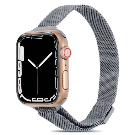 Milanese Small Waist Watchband For Apple Watch Series, 7 41mm / 6&SE&5&4 40mm / 3&2&1 38mm, 7 45mm / 6&SE&5&4 44mm / 3&2&1 42mm - DealBuddy