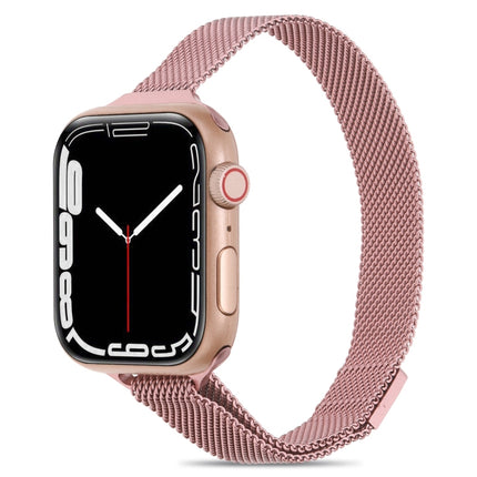 Milanese Small Waist Watchband For Apple Watch Series, 7 41mm / 6&SE&5&4 40mm / 3&2&1 38mm, 7 45mm / 6&SE&5&4 44mm / 3&2&1 42mm - DealBuddy