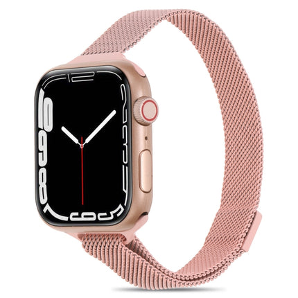 Milanese Small Waist Watchband For Apple Watch Series, 7 41mm / 6&SE&5&4 40mm / 3&2&1 38mm, 7 45mm / 6&SE&5&4 44mm / 3&2&1 42mm - DealBuddy