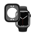 PC + Tempered Glass Film Waterproof Watch Case with Lower Cover For Apple Watch Series 9 / 8 / 7 45mm