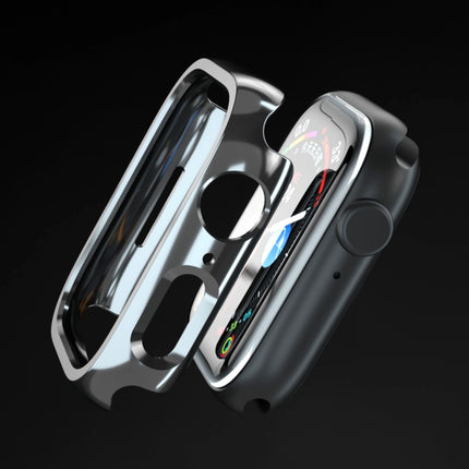 Electroplated PC Hollow Watch Protective Case, For Apple Watch Series 9 / 8 / 7 41mm, For Apple Watch Series 9 / 8 / 7 45mm - DealBuddy