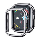 Electroplated PC Hollow Watch Protective Case, For Apple Watch Series 9 / 8 / 7 41mm, For Apple Watch Series 9 / 8 / 7 45mm - DealBuddy