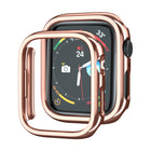 Electroplated PC Hollow Watch Protective Case, For Apple Watch Series 9 / 8 / 7 41mm, For Apple Watch Series 9 / 8 / 7 45mm - DealBuddy