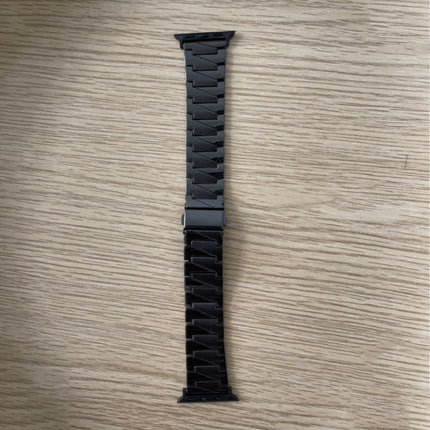 Aluminum Alloy Gear Matte Watchband For Apple Watch Series, 7 41mm / 6&SE&5&4 40mm / 3&2&1 38mm, 7 45mm / 6&SE&5&4 44mm / 3&2&1 42mm - DealBuddy