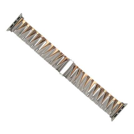 Aluminum Alloy Gear Matte Watchband For Apple Watch Series, 7 41mm / 6&SE&5&4 40mm / 3&2&1 38mm, 7 45mm / 6&SE&5&4 44mm / 3&2&1 42mm - DealBuddy