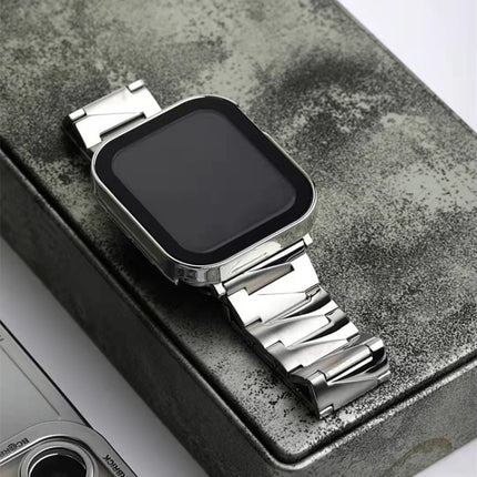 Aluminum Alloy Gear Matte Watchband For Apple Watch Series, 7 41mm / 6&SE&5&4 40mm / 3&2&1 38mm, 7 45mm / 6&SE&5&4 44mm / 3&2&1 42mm - DealBuddy