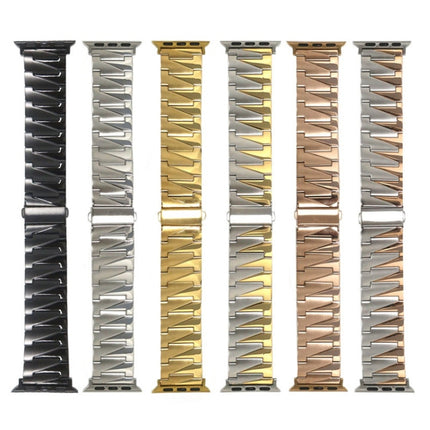 Aluminum Alloy Gear Matte Watchband For Apple Watch Series, 7 41mm / 6&SE&5&4 40mm / 3&2&1 38mm, 7 45mm / 6&SE&5&4 44mm / 3&2&1 42mm - DealBuddy
