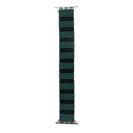 Silicone Splicing Watchband For Apple Watch Series, 7 41mm / 6&SE&5&4 40mm / 3&2&1 38mm, 7 45mm / 6&SE&5&4 44mm / 3&2&1 42mm - DealBuddy