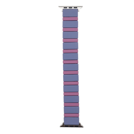 Silicone Splicing Watchband For Apple Watch Series, 7 41mm / 6&SE&5&4 40mm / 3&2&1 38mm, 7 45mm / 6&SE&5&4 44mm / 3&2&1 42mm - DealBuddy