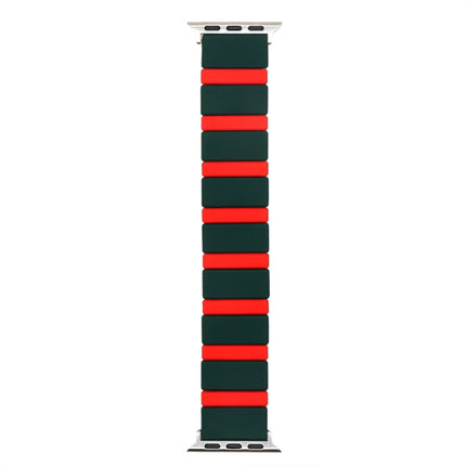 Silicone Splicing Watchband For Apple Watch Series, 7 41mm / 6&SE&5&4 40mm / 3&2&1 38mm, 7 45mm / 6&SE&5&4 44mm / 3&2&1 42mm - DealBuddy