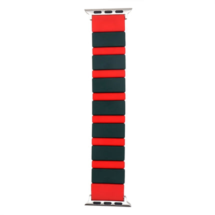 Silicone Splicing Watchband For Apple Watch Series, 7 41mm / 6&SE&5&4 40mm / 3&2&1 38mm, 7 45mm / 6&SE&5&4 44mm / 3&2&1 42mm - DealBuddy