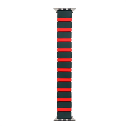 Silicone Splicing Watchband For Apple Watch Series, 7 41mm / 6&SE&5&4 40mm / 3&2&1 38mm, 7 45mm / 6&SE&5&4 44mm / 3&2&1 42mm - DealBuddy