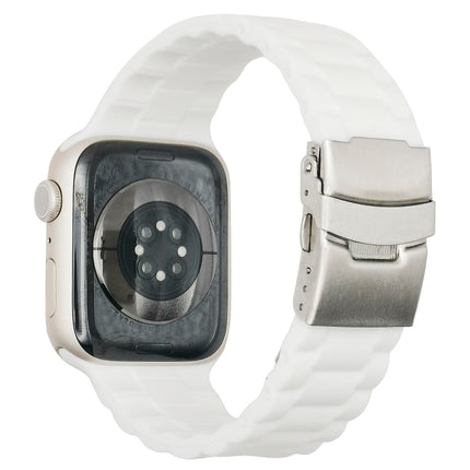Three Beads Watchband For Apple Watch Series, 7 41mm / 6&SE&5&4 40mm / 3&2&1 38mm, 7 45mm / 6&SE&5&4 44mm / 3&2&1 42mm - DealBuddy
