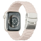 Three Beads Watchband For Apple Watch Series, 7 41mm / 6&SE&5&4 40mm / 3&2&1 38mm, 7 45mm / 6&SE&5&4 44mm / 3&2&1 42mm - DealBuddy