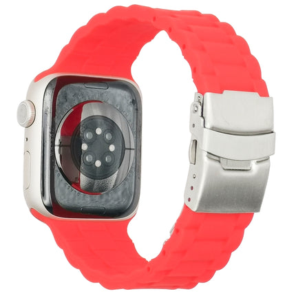 Three Beads Watchband For Apple Watch Series, 7 41mm / 6&SE&5&4 40mm / 3&2&1 38mm, 7 45mm / 6&SE&5&4 44mm / 3&2&1 42mm - DealBuddy