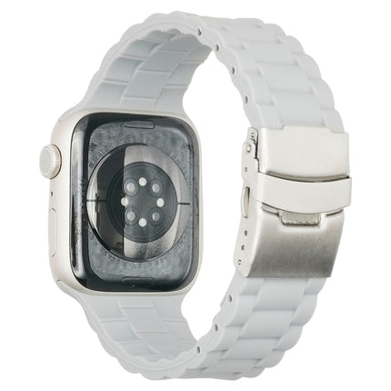 Three Beads Watchband For Apple Watch Series, 7 41mm / 6&SE&5&4 40mm / 3&2&1 38mm, 7 45mm / 6&SE&5&4 44mm / 3&2&1 42mm - DealBuddy