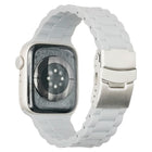 Three Beads Watchband For Apple Watch Series, 7 41mm / 6&SE&5&4 40mm / 3&2&1 38mm, 7 45mm / 6&SE&5&4 44mm / 3&2&1 42mm - DealBuddy