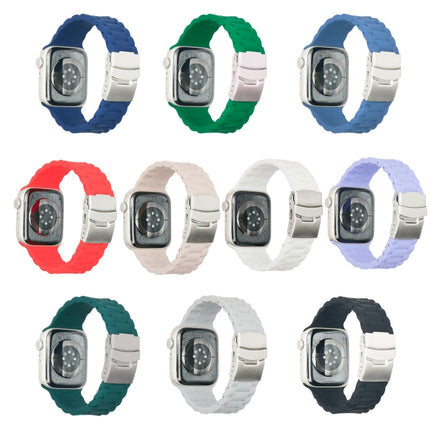 Three Beads Watchband For Apple Watch Series, 7 41mm / 6&SE&5&4 40mm / 3&2&1 38mm, 7 45mm / 6&SE&5&4 44mm / 3&2&1 42mm - DealBuddy