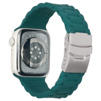 Three Beads Watchband For Apple Watch Series, 7 41mm / 6&SE&5&4 40mm / 3&2&1 38mm, 7 45mm / 6&SE&5&4 44mm / 3&2&1 42mm - DealBuddy