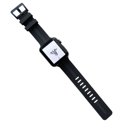 Thread Silicone Watchband For Apple Watch Series, 7 41mm / 6&SE&5&4 40mm / 3&2&1 38mm, 7 45mm / 6&SE&5&4 44mm / 3&2&1 42mm - DealBuddy