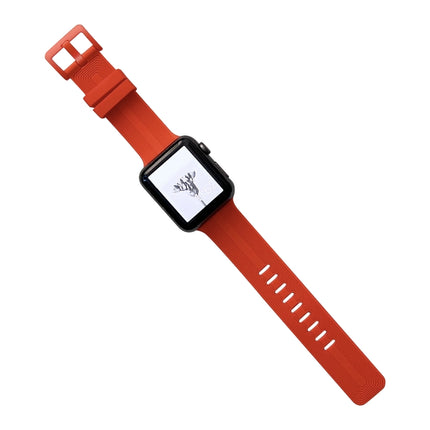 Thread Silicone Watchband For Apple Watch Series, 7 41mm / 6&SE&5&4 40mm / 3&2&1 38mm, 7 45mm / 6&SE&5&4 44mm / 3&2&1 42mm - DealBuddy