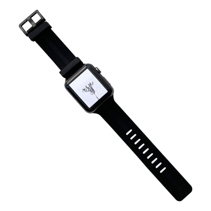 Thread Silicone Watchband For Apple Watch Series, 7 41mm / 6&SE&5&4 40mm / 3&2&1 38mm, 7 45mm / 6&SE&5&4 44mm / 3&2&1 42mm - DealBuddy