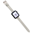 Plain Leather Watchband For Apple Watch Series, 7 41mm / 6&SE&5&4 40mm / 3&2&1 38mm, 7 45mm / 6&SE&5&4 44mm / 3&2&1 42mm - DealBuddy