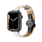 Slimming Butterfly Buckle Watchband For Apple Watch Series