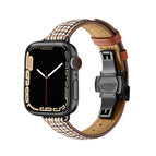 7 41mm / 6&SE&5&4 40mm / 3&2&1 38mm / Houndstooth Brown Black