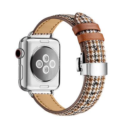 Slimming Butterfly Buckle Watchband For Apple Watch Series