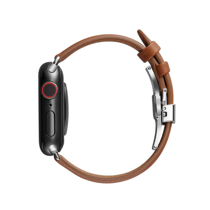 Slimming Butterfly Buckle Watchband For Apple Watch Series