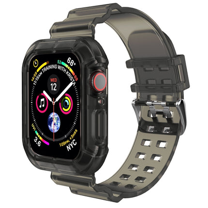 Transparent Watch Band For Apple Watch Series 8&7 45mm / SE 2&6&SE&5&4 44mm / 3&2&1 42mm(Transparent Brown), 7 41mm / 6&SE&5&4 40mm / 3&2&1 38mm, 7 45mm / 6&SE&5&4 44mm / 3&2&1 42mm