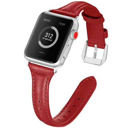 Genuine Leather Watch Band For Apple Watch Series, 7 41mm / 6&SE&5&4 40mm / 3&2&1 38mm, 7 45mm / 6&SE&5&4 44mm / 3&2&1 42mm - DealBuddy
