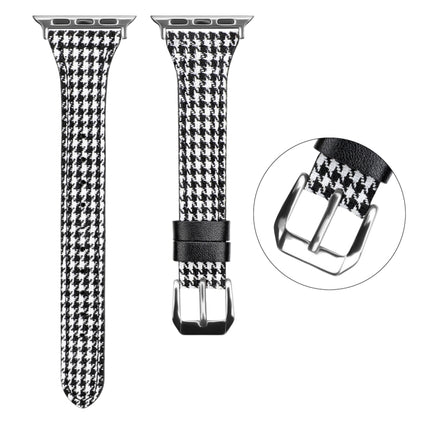 Genuine Leather Watch Band For Apple Watch Series, 7 41mm / 6&SE&5&4 40mm / 3&2&1 38mm, 7 45mm / 6&SE&5&4 44mm / 3&2&1 42mm - DealBuddy
