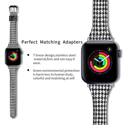 Genuine Leather Watch Band For Apple Watch Series, 7 41mm / 6&SE&5&4 40mm / 3&2&1 38mm, 7 45mm / 6&SE&5&4 44mm / 3&2&1 42mm - DealBuddy