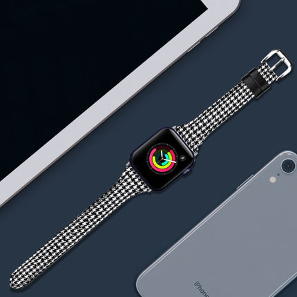 Genuine Leather Watch Band For Apple Watch Series, 7 41mm / 6&SE&5&4 40mm / 3&2&1 38mm, 7 45mm / 6&SE&5&4 44mm / 3&2&1 42mm - DealBuddy