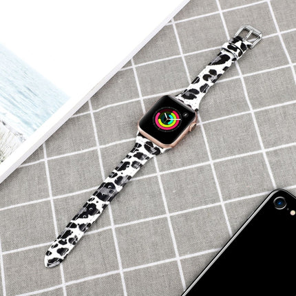 Genuine Leather Watch Band For Apple Watch Series, 7 45mm / 6&SE&5&4 44mm / 3&2&1 42mm, 7 41mm / 6&SE&5&4 40mm / 3&2&1 38mm
