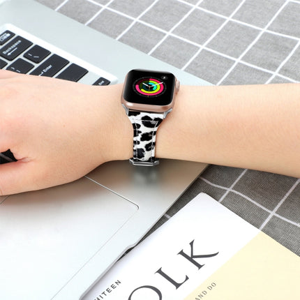 Genuine Leather Watch Band For Apple Watch Series, 7 45mm / 6&SE&5&4 44mm / 3&2&1 42mm, 7 41mm / 6&SE&5&4 40mm / 3&2&1 38mm