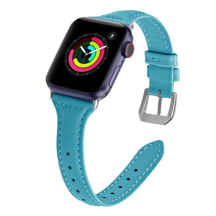Genuine Leather Watch Band For Apple Watch Series, 7 41mm / 6&SE&5&4 40mm / 3&2&1 38mm, 7 45mm / 6&SE&5&4 44mm / 3&2&1 42mm - DealBuddy