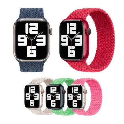 Nylon Braided Watch Band For Apple Watch Series 7 41mm / 6&SE&5&4 40mm / 3&2&1 38mm, 130mm, 145mm, 155mm - DealBuddy
