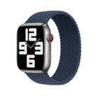 Nylon Braided Watch Band For Apple Watch Series 7 45mm / 6&SE&5&4 44mm / 3&2&1 42mm, 135mm, 150mm, 165mm - DealBuddy