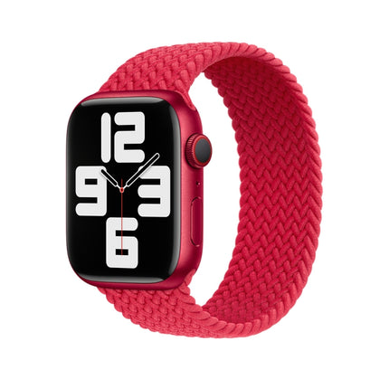 Nylon Braided Watch Band For Apple Watch Series 7 45mm / 6&SE&5&4 44mm / 3&2&1 42mm, 135mm, 150mm, 165mm - DealBuddy