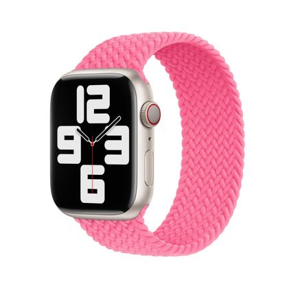 Nylon Braided Watch Band For Apple Watch Series 7 45mm / 6&SE&5&4 44mm / 3&2&1 42mm, 135mm, 150mm, 165mm - DealBuddy