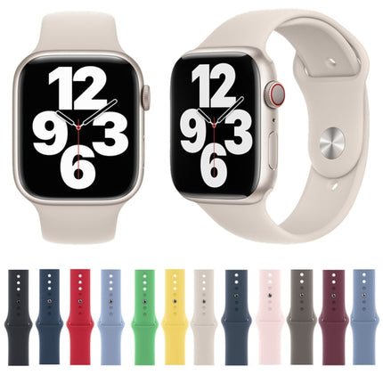 Silicone Watch Band For Apple Watch Series, For Apple Watch 42mm / 41mm / 40mm / 38mm, For Apple Watch 46mm / 49mm / 45mm / 44mm - DealBuddy